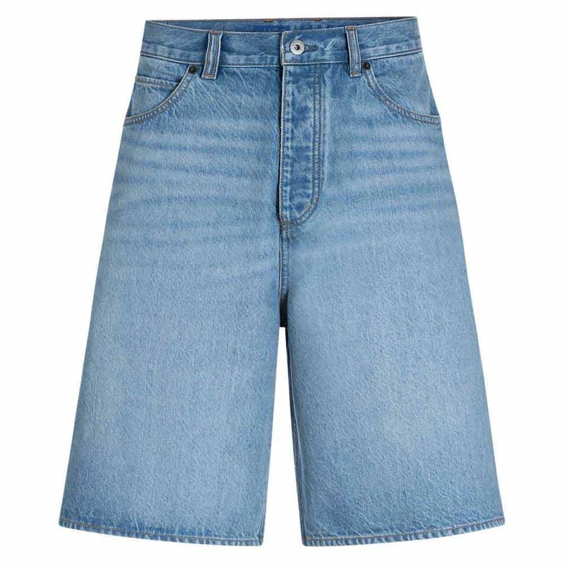 Hugo Men's Denim Shorts 25 - Turquoise/Aqua 448