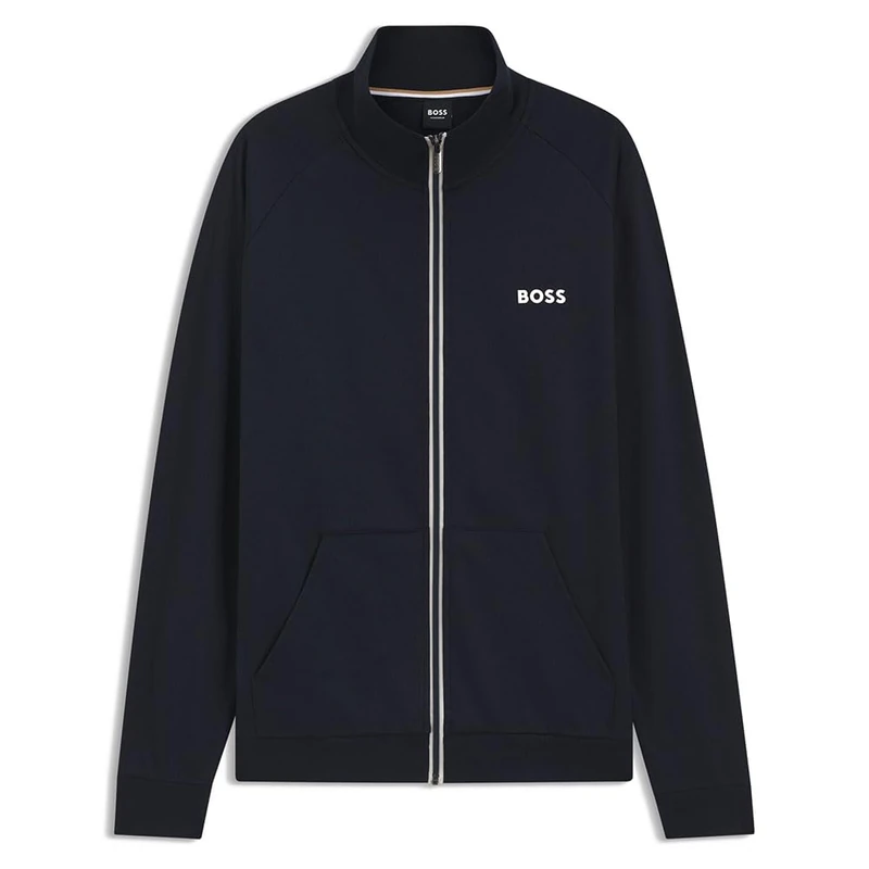 BOSS Men's Loungewear Jacket, Dark Blue 405., M - Image 1