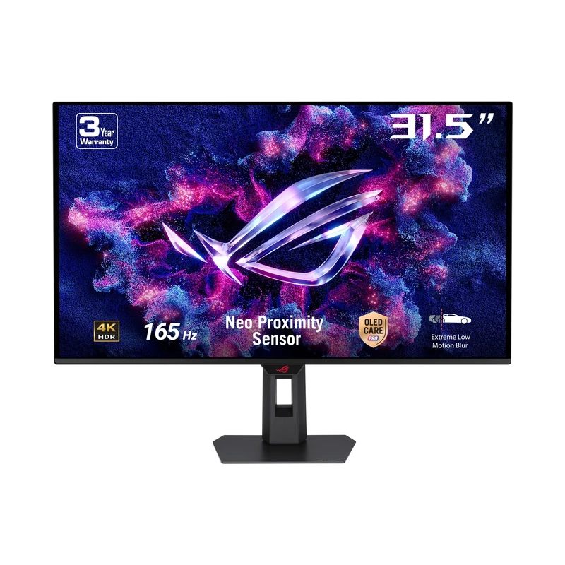 ASUS ROG Strix XG32UCDS Gaming Monitor 31.5 Inch 4K UHD QD-OLED (3840 x 2160), 165 Hz, 0.03 ms (GTG) Response Time, Neo Proximity Sensor, G-SYNC, DisplayWidget Center, Black