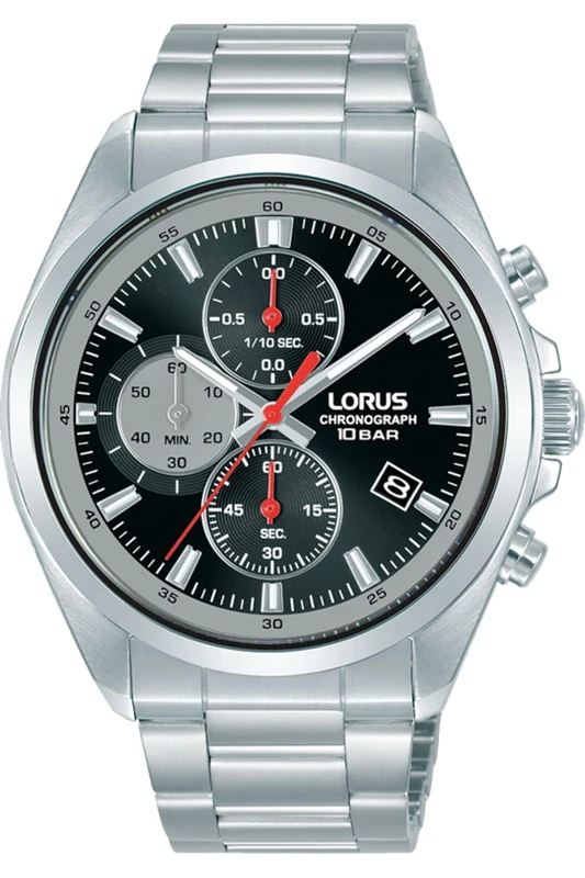 Lorus Men's Analog Quartz Watch with Stainless Steel Strap RM381JX9