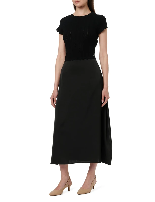BOSS Women's Knitted Dress, Black 001, XS
