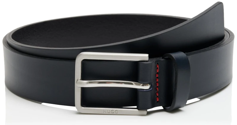 HUGO Men's Belt, Dark Blue 401., 110 cm