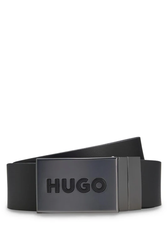 HUGO Men's Belt, Black 001, 95 - Image 1