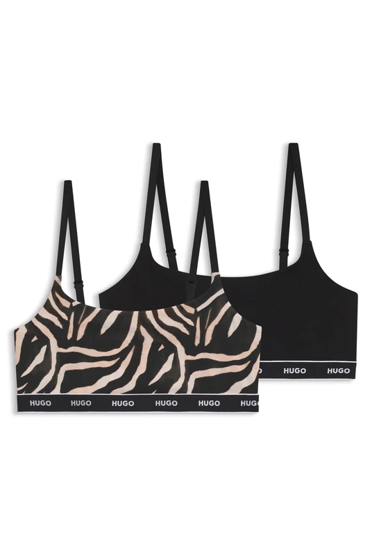 Hugo Women's Bralette, Open Miscellaneous 972, XXL