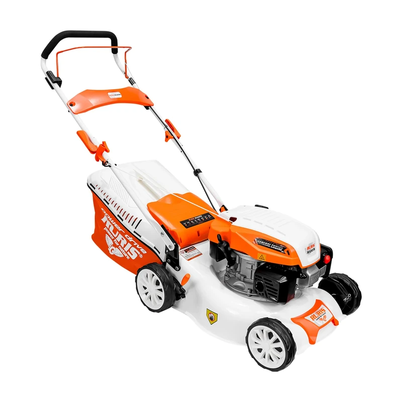 RURIS RX221S Thermal Lawnmower, 3.5 HP, 42 cm, Bag 45L, 3 in 1: Collecting, Rear Discharge, Mulching, Steel Frame, Cutting Height 25-75 mm