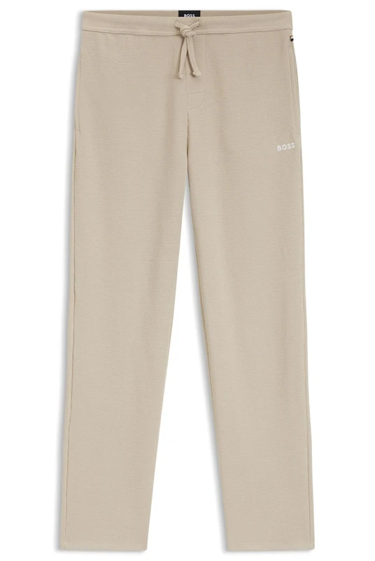 BOSS Pyjama-hose Aus Waffelstrick Beige
