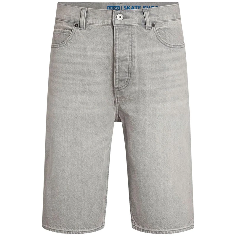 Hugo Men's Denim Shorts, Medium Grey 035, 22