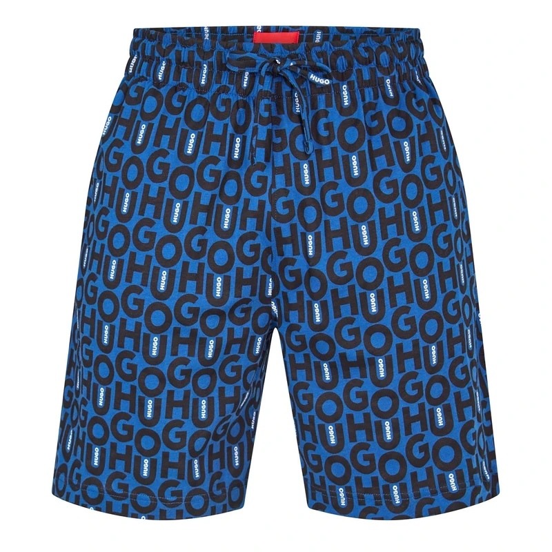 HUGO Mens Fleece Jogger Shorts