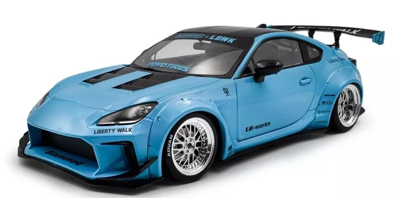 Solido 1:18 Toyota GR86 LBWK Body Kit Blue
