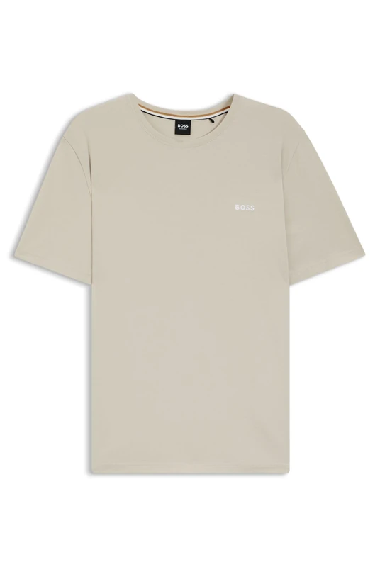 BOSS Mens Mix&Match T-Shirt R Stretch-Cotton T-Shirt with Embroidered Logo