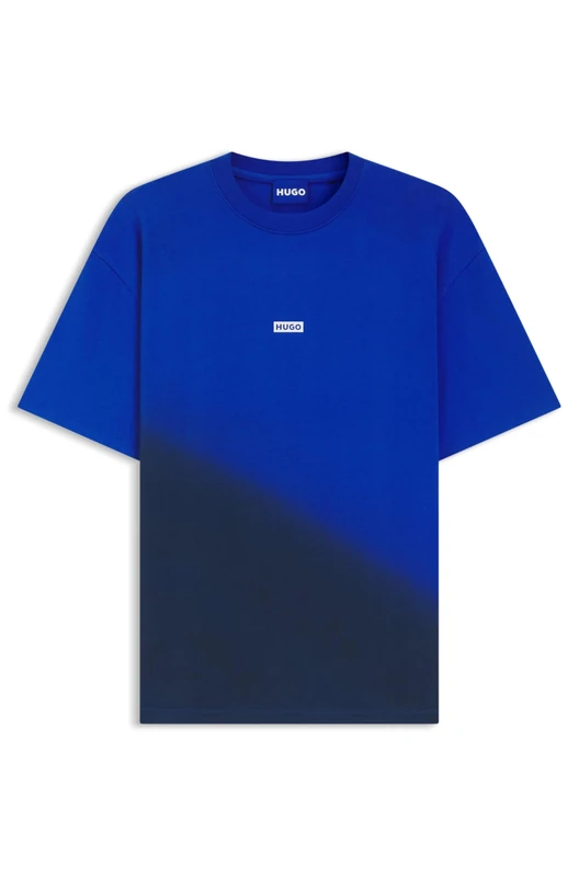Hugo Men's T-Shirt, Open Blue 493, S - Image 1