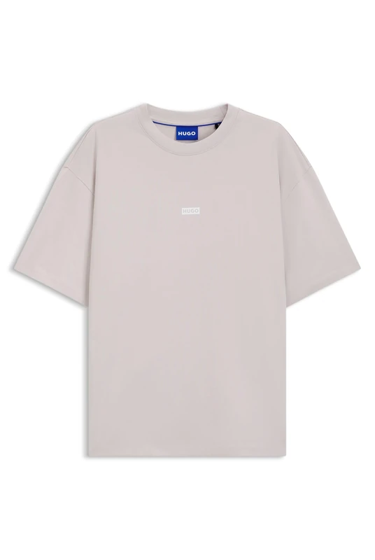 HUGO Loose-fit T-Shirt in Cotton with Rear Logo Artwork