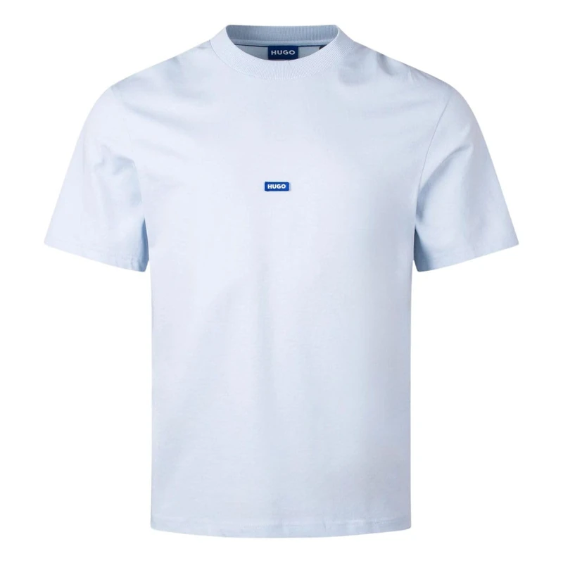 Hugo Men's T-Shirt, Open Blue 460, L