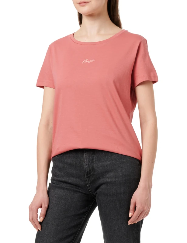 BOSS Women's T-Shirt, Medium Red 610, XS