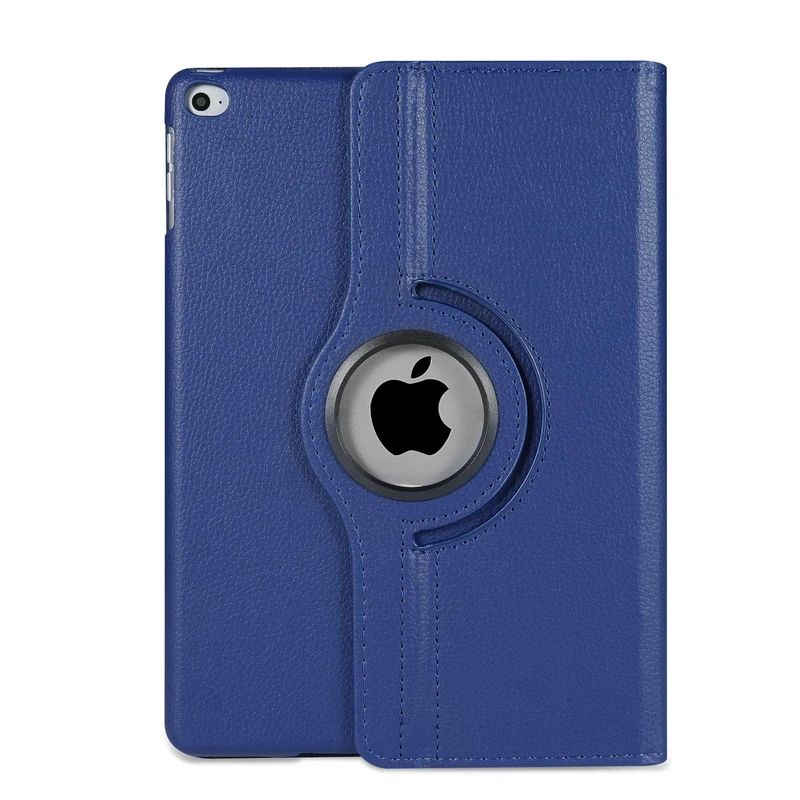 360° Rotating Case for iPad 9.7 – Compatible with iPad 5th/6th Gen (2017/2018), iPad Air 1 (2013), iPad Air 2 (2014) – PU Leather Stand Cover with Auto Wake/Sleep (Blue)