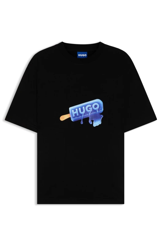Hugo Men's T-Shirt, Black 001, M