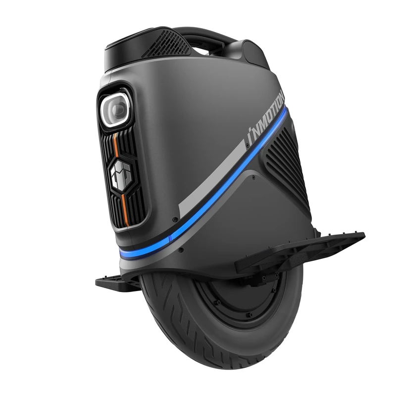 INMOTION V9 Electric Unicycle, Adult, Black, One Size EU, Suspension, 400W Motor, Range up to 45km, 25km/h, 16" Inflatable Tire, Slim and Powerful