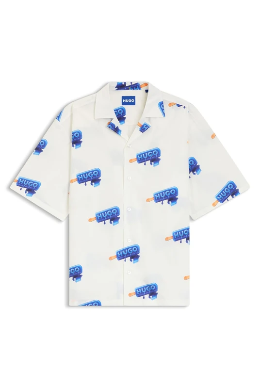 Hugo Men's Shirt, White 100, M - Image 1
