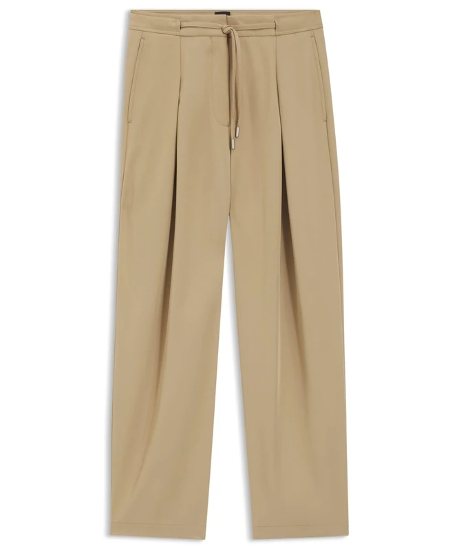 BOSS Women's Trousers_Flat, Rust/Copper 222, 12