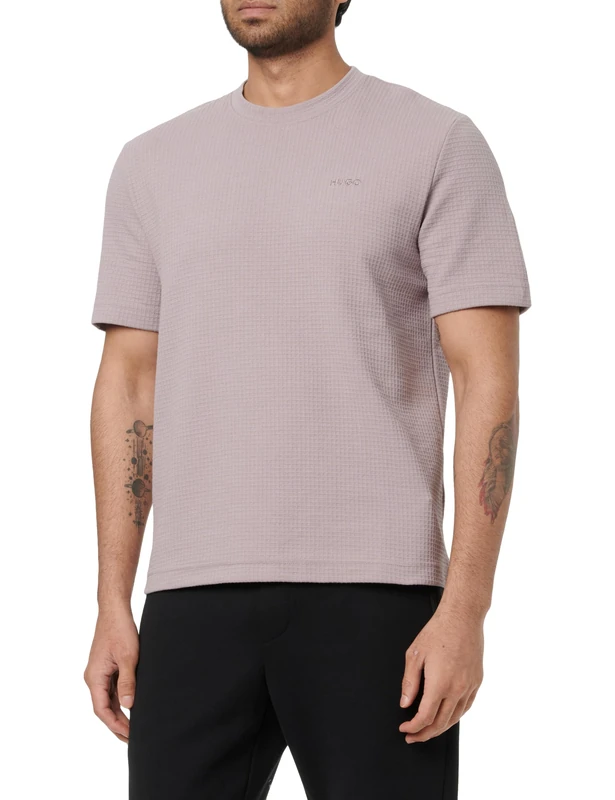 Hugo Men's Pyjama_T_Shirt, Light/Pastel Pink 680, S
