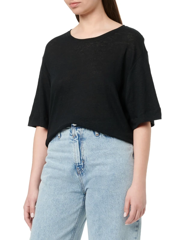 BOSS Women's T-Shirt, Black 001, L