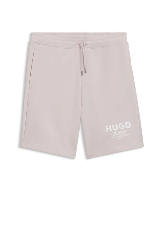 HUGO Cotton-Terry Shorts with New-Season Logo Story