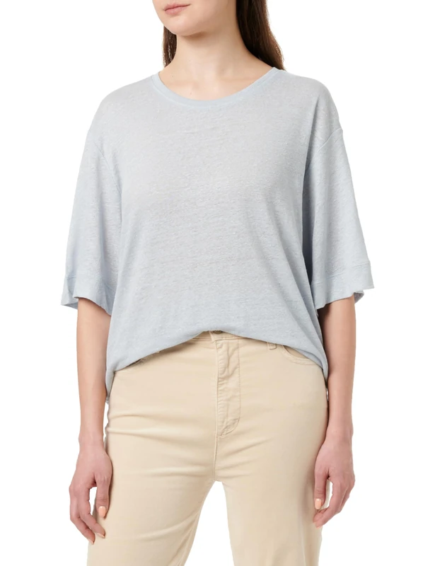 BOSS Women's T-Shirt, Open Blue 463, XL