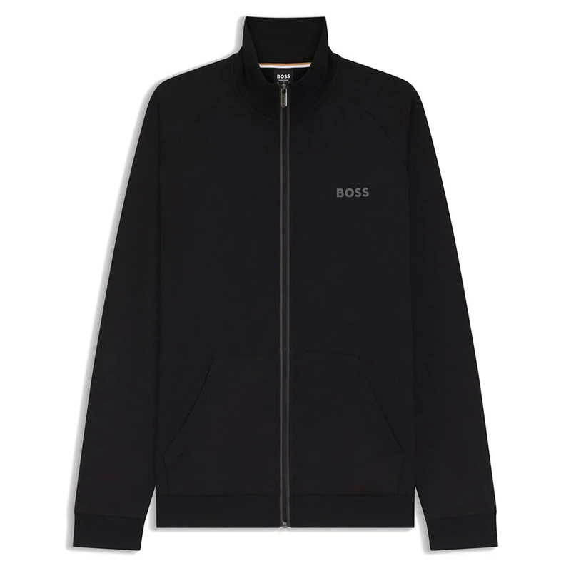 BOSS Men's Loungewear Jacket, Black 004, S