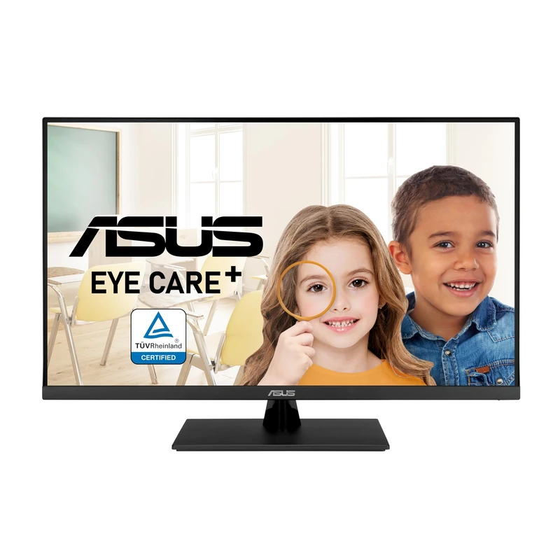 ASUS VP327Q Eye Care Monitor 31.5" 4K UHD VA (3840 x 2160), 60Hz, 4ms (GTG) Response Time, 99% sRGB, Adaptive-Sync, DisplayPort, HDMI, Flicker Free, Blue Light Filter, Wall Mountable