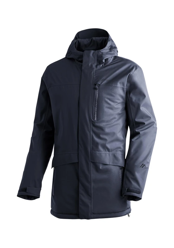 Maier Sports Peyor Long Men's Outdoor Jacket, Waterproof Jacket, mTEX Weather Protection & mTHERM Insulation, Regular Fit