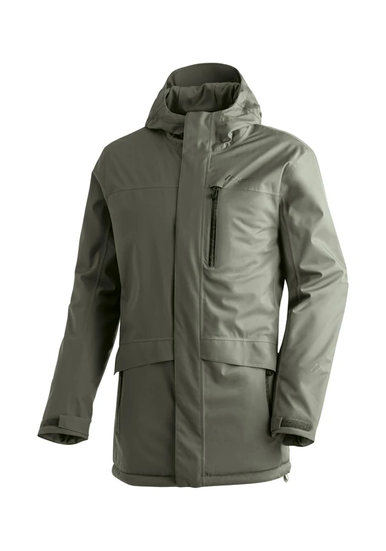 Maier Sports Peyor Long Men's Outdoor Jacket, Waterproof Jacket, mTEX Weather Protection & mTHERM Insulation, Regular Fit - Image 1