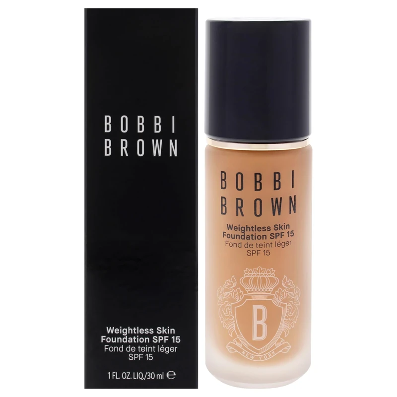 Weightless Skin Foundation SPF 15 - W-086 Warm Almond by Bobbi Brown for Women - 1 oz Foundation