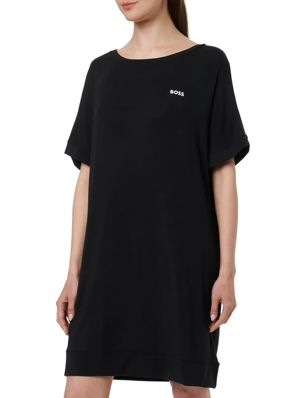 BOSS Women's Night_Dress, Black 001, S