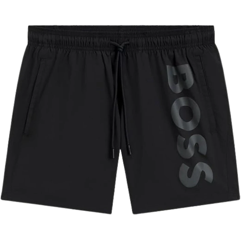 BOSS Octopus Men's Swimming Trunks Swimwear, Light/Pastel Grey 050, S