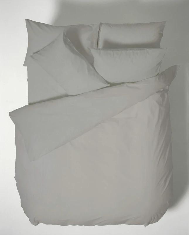 Bianca Plain Dyed Dark Grey Duvet Cover Set 200 x 220 + 65 x 65 (2)