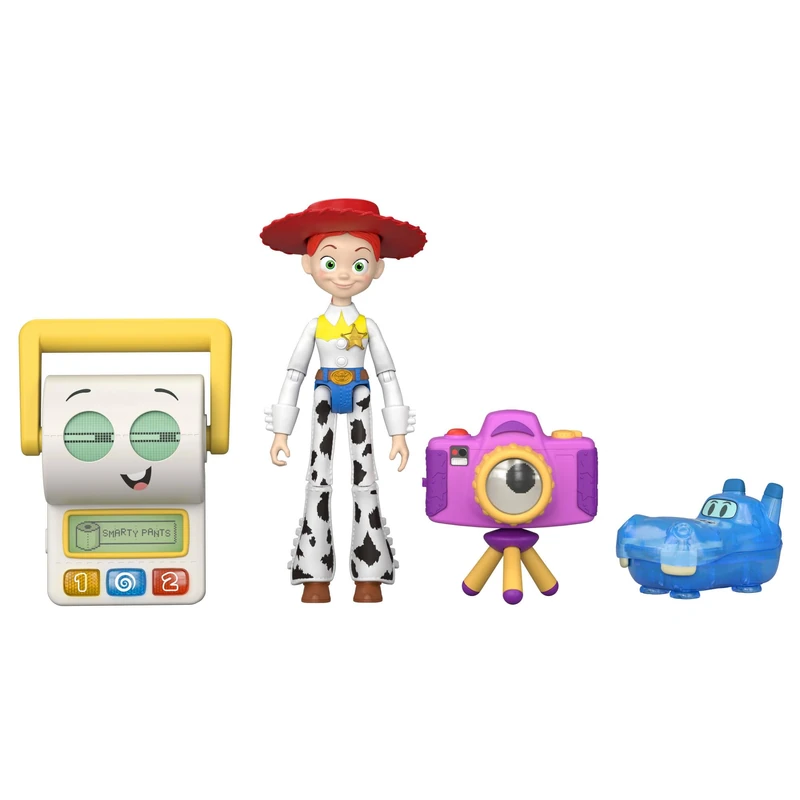 Mattel Disney and Pixar Toy Story 5 Action Figures Multipack, Playscale 7 Inch Posable Movie Accurate Toys Jessie & Double A Team, JLR69