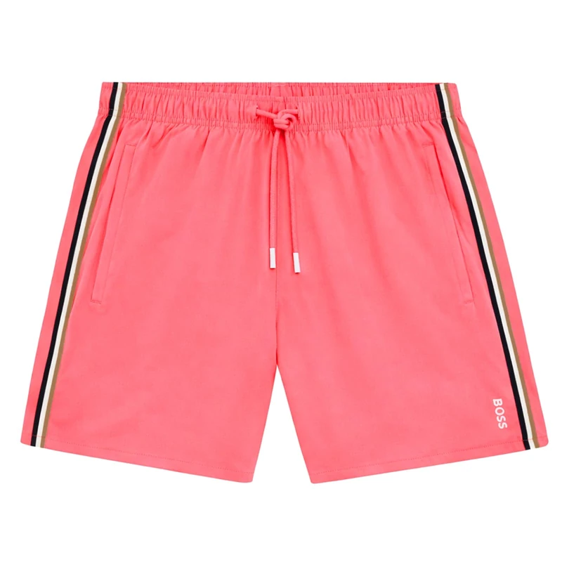 BOSS Men's Iconic 10239741 01 Swim Shorts, Light/Pastel Pink 685, L
