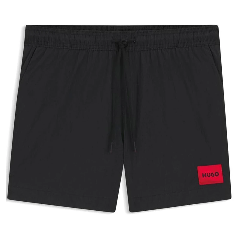 Hugo Men's Dominica 10238035 01Swim Shorts, Black 004, Medium