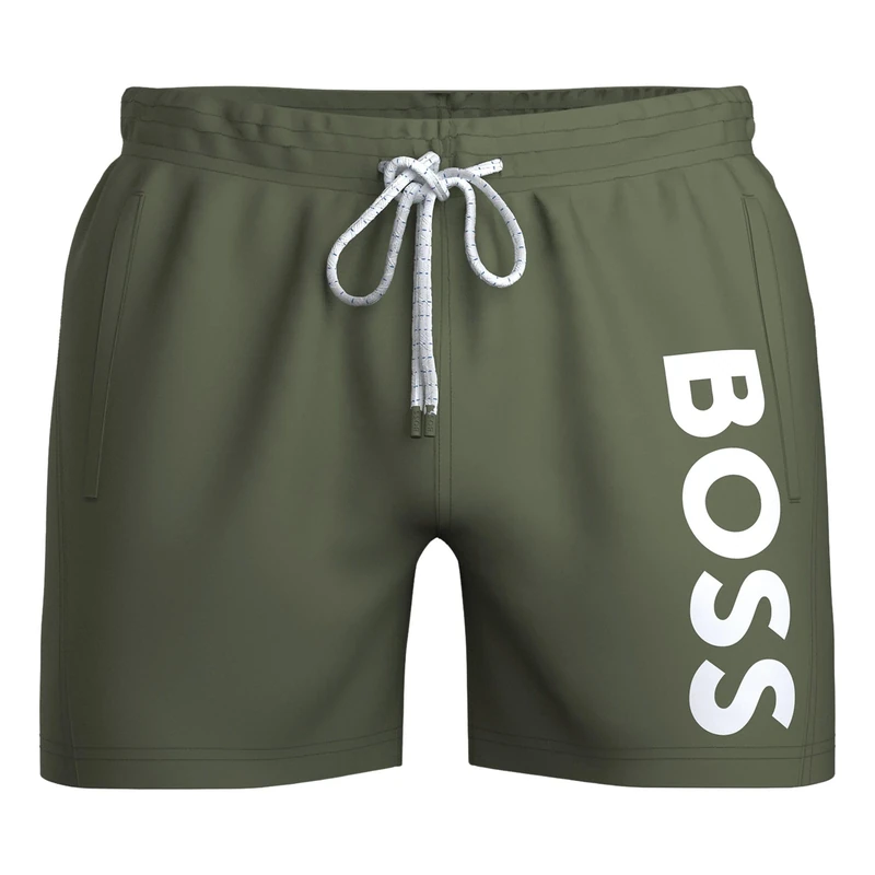 BOSS Octopus Men's Swimming Trunks Swimwear, Open Green 351, XXL
