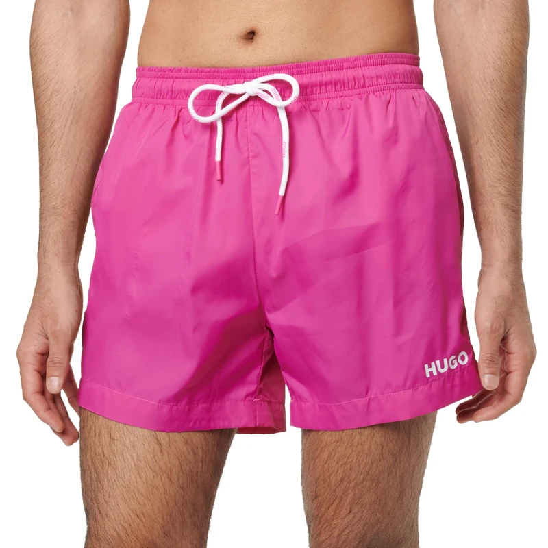 HUGO Men's Haiti 10234766 02 Swim Shorts, Bright Pink 670, XXL