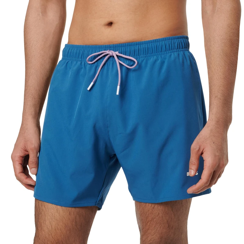 BOSS Men's Swim Shorts, Open Blue 462, S