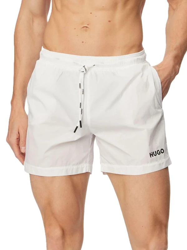 HUGO Men's Haiti 10234766 02 Swim Shorts, Natural 102, M