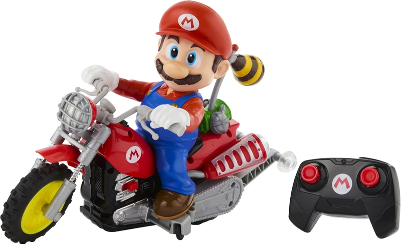 Hot Wheels, Includes 1 Mario Wheelie Motocross RC and remote control, JML15 - Image 1