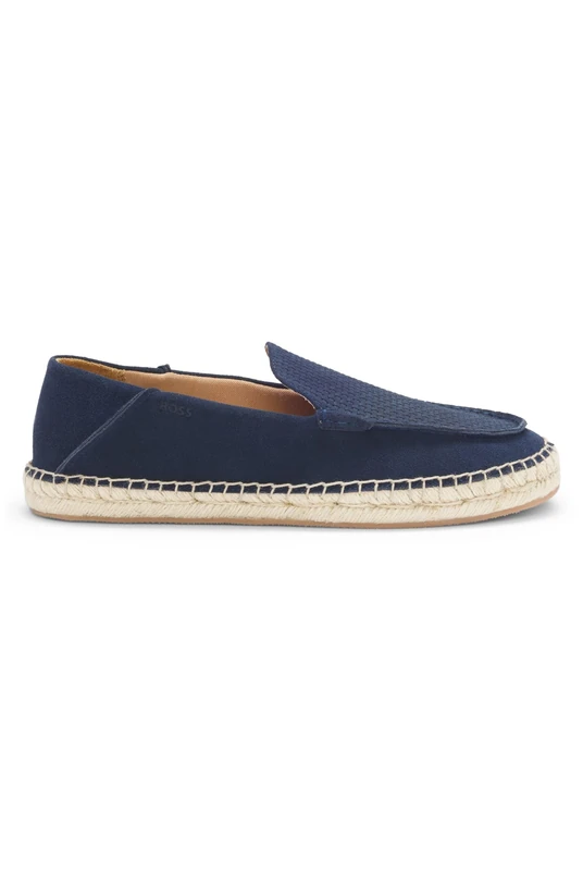BOSS Men's Madeira_mocc_sdwv 10260400 01 Loafers, darkblue, 11 UK