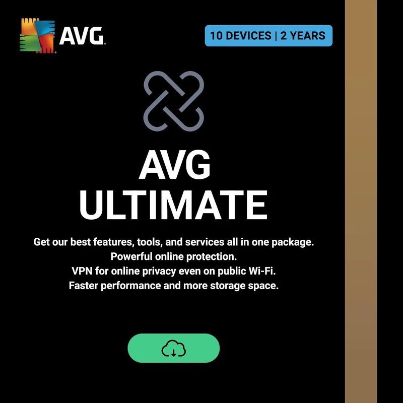AVG Ultimate 2026 | 10 Devices | 2 Years | Activation Code by email