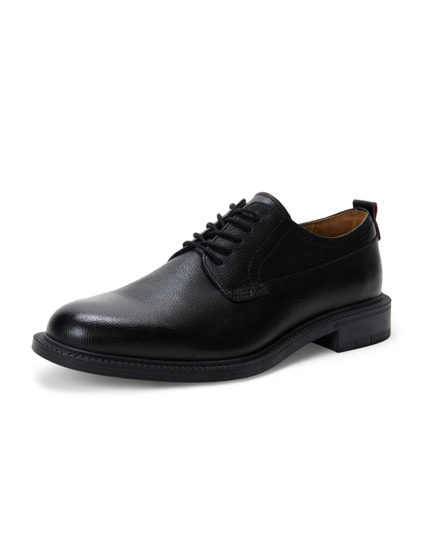 Hugo Men's Lysander_derb_grlt 10279928 01 Derby Shoes, Black, 11 UK