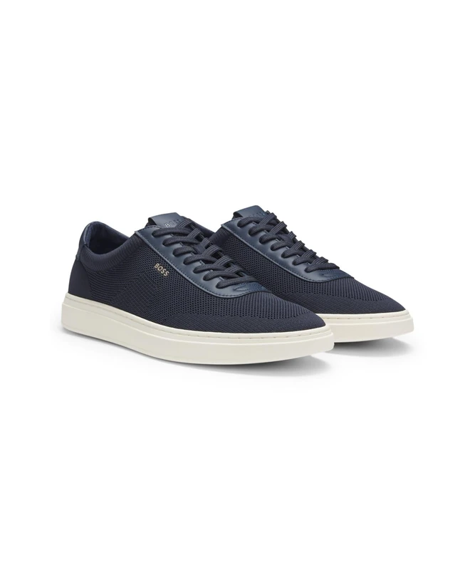 BOSS Men's Kieran_Tenn_knal 10271752 01Tennis Trainers, darkblue, 12 UK