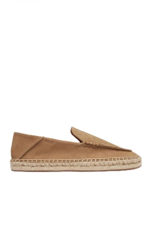 BOSS Men's Madeira_mocc_sdwv 10260400 01 Loafers, Medium Beige, 9 UK