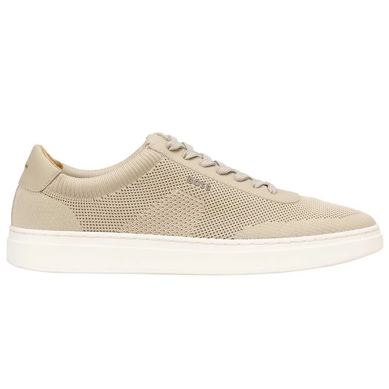 BOSS Men's Kieran_Tenn_knal 10271752 01Tennis Trainers, Open Beige., 7 UK