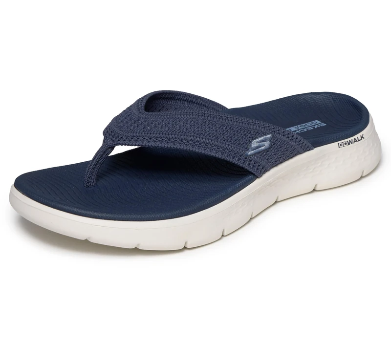 Skechers GO Walk Flex Sandal Holly Women's Vegan 3-Point Thong Sandals with Memory Foam Straps